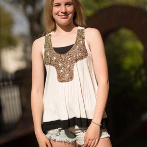 LF Beaded tank top woman’s